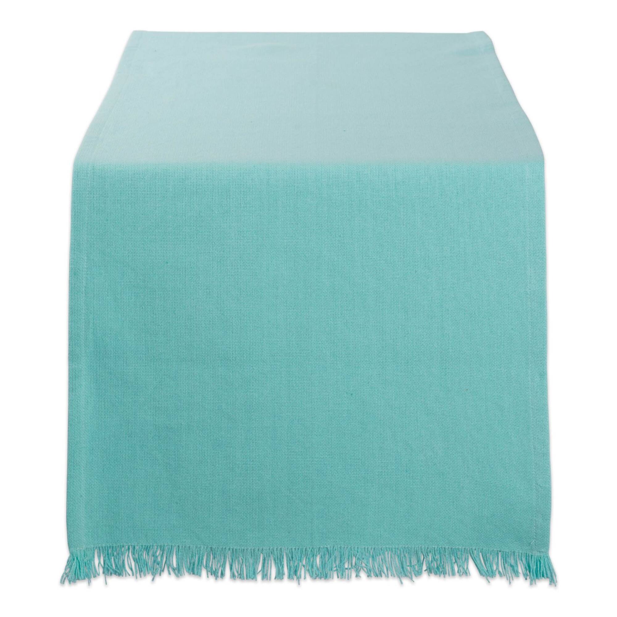 DII® 108" Solid Heavyweight Fringed Table Runner
